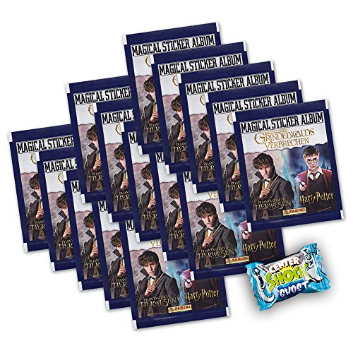 Preisvergleich Produktbild Phantastische Tierwesen 2 - Grindelwalds Verbrechen - 15 Booster + Center Shock - deutsche Ausgabe