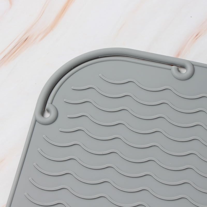 3Pcs Heat-Resistant Hair Tool Mat Non-Slip Surface Protector for Curling & Flat Irons Easy to Clean miniatura 3