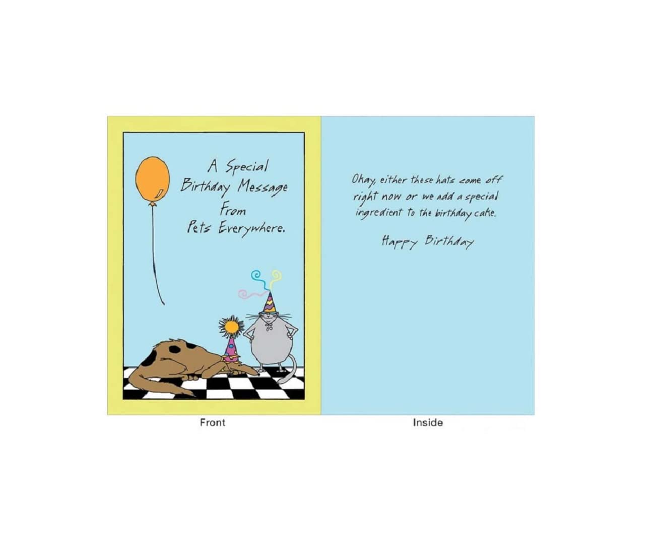 Design Design Pets Everywhere Birthday Card - Pet