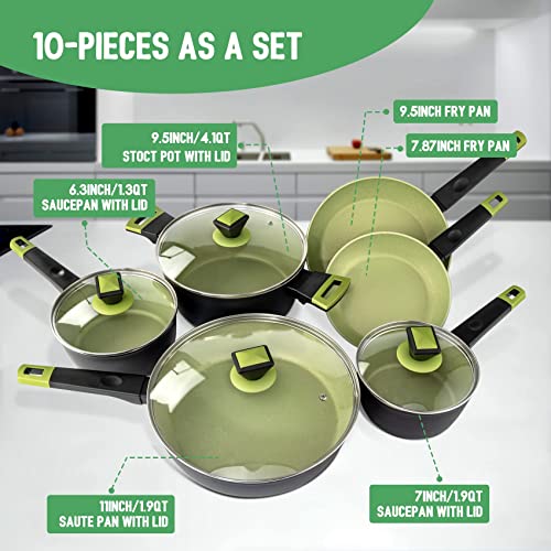 Prikoi-Pots-and-Pans-Set-Nonstick-Cookware-Set-Frying-Pans-Sauce-Pots-Induction-Stove-Dishwasher-Safe-10-Piece-Cooking-Sets-Avocado-Green-10Piece-Green Prikoi-Pots-and-Pans-Set-Nonstick-Cookware-Set-Frying-Pans-Sauce-Pots-Induction-Stove-Dishwasher-Safe-10-Piece-Cooking-Sets-Avocado-Green-10Piece-Green