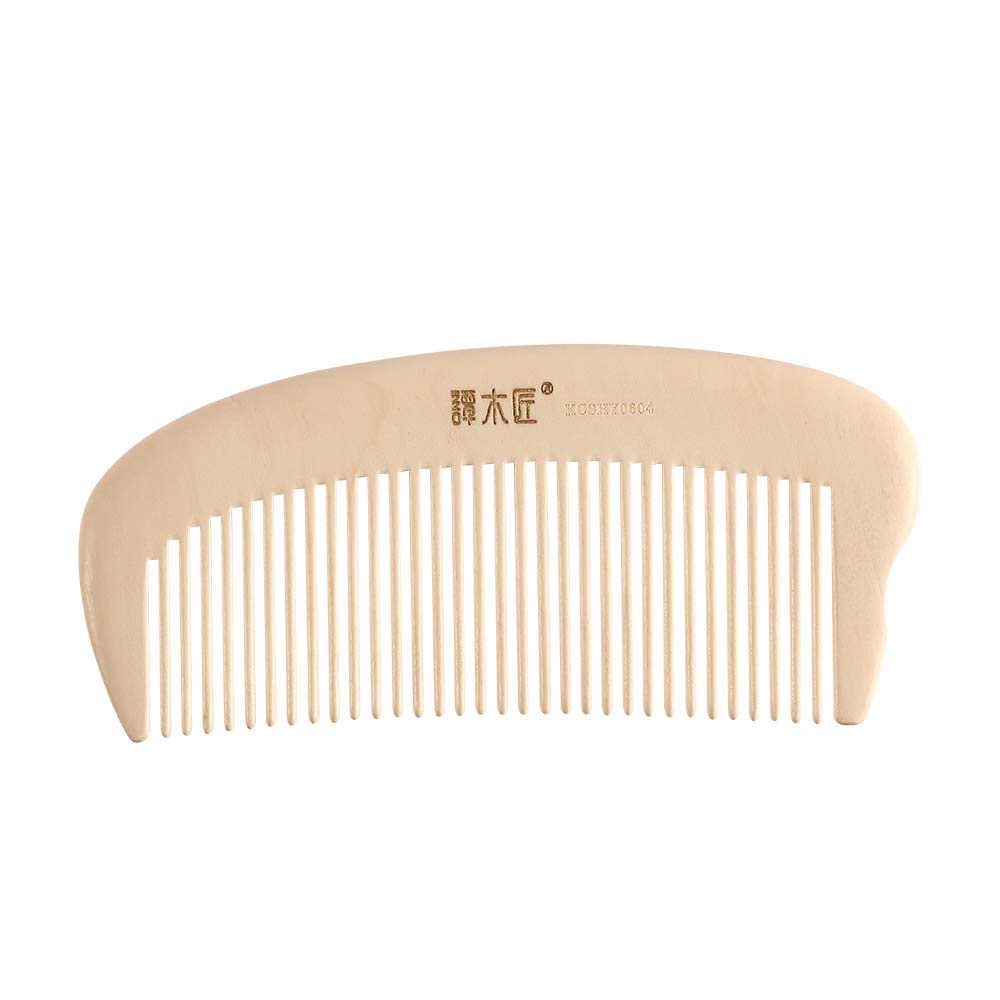 Amazon | 譚木匠 Tan Mujiang 木製櫛 静電気防止 天然木材 細歯