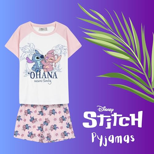 Pyjama en coton doux Stitch résout les nuits chaudes des filles
