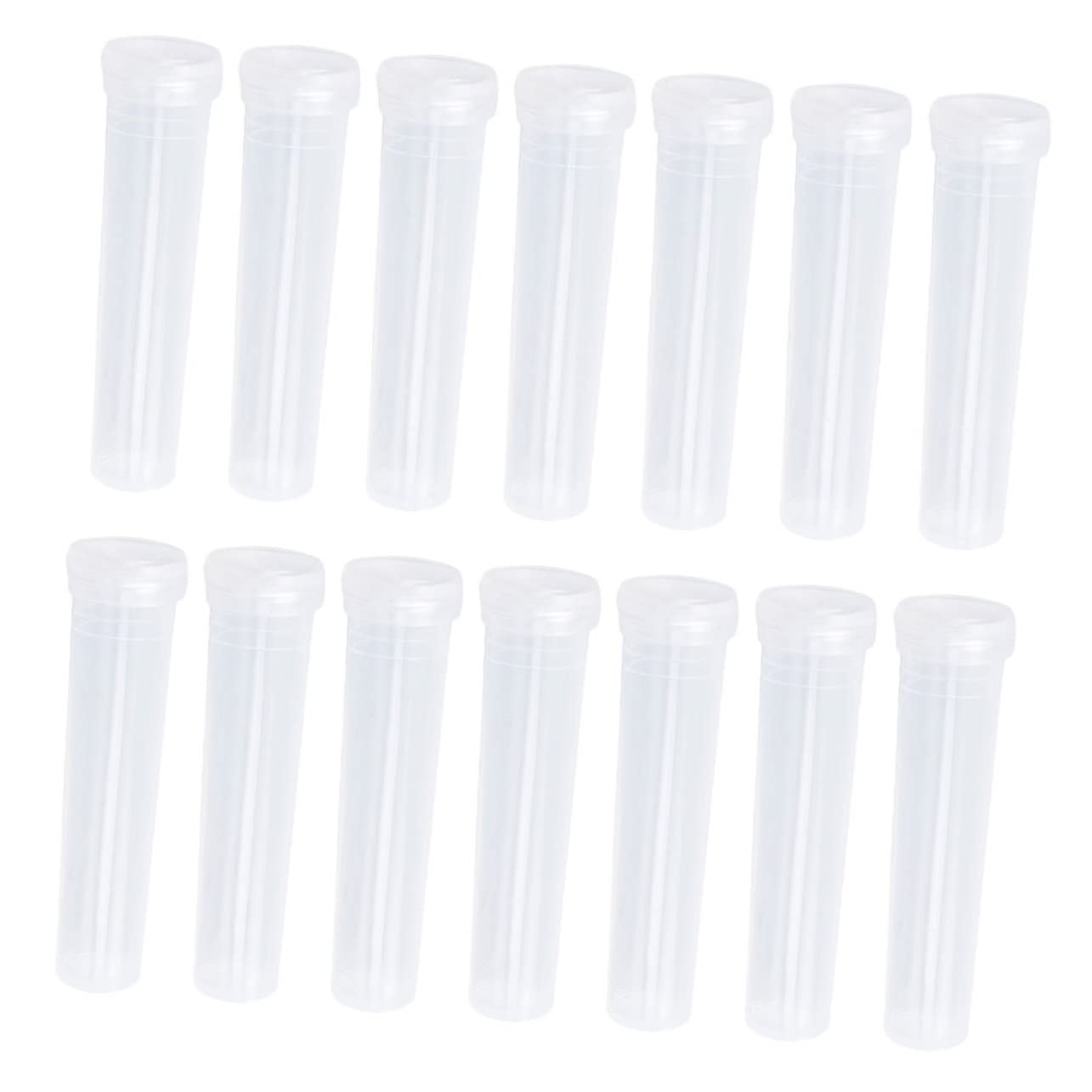 balacoo Florist Tube Set 20pcs Sunflower Water Tubes Lid Lightweight Portable for Easy Use