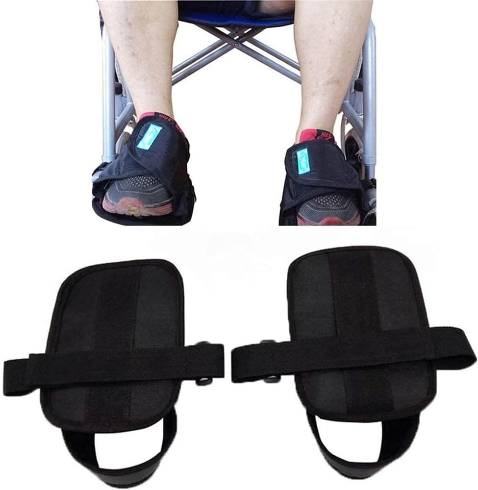 Zapatos fijos de seguridad for sillas de ruedas antideslizantes anticaídas, zapatos de restricción for sillas de ruedas, zapatos fijos for sillas de ruedas con forma idéntica for accesorios for sillas