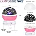 Baby Night Lights, Moon Star Projector 360 Degree Rotation - 4 LED Bulbs 8 Color Changing Light, Romantic Night Lighting Lamp, Unique Gifts for Birthday Nursery Women Children Kids Baby