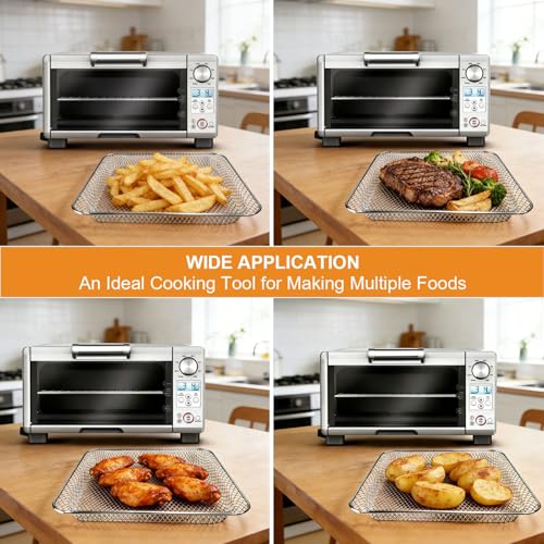 GXFYD Air Fryer Replacement Parts for Breville BOV450XL Mini Smart Countertop Oven and Toaster Oven, 11.5''×10.3'' Stainless Steel Accessories Grill Cooling Baking Rack, Dishwasher safe by GXFYD - Used condition - Image 6