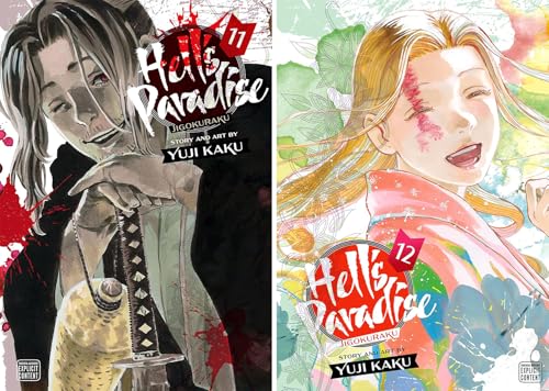 Image of Hell's Paradise: Jigokuraku Complete Vol. 1-13 Collection 13 Book Bundle Set by Yuji Kaku Plus 5 Kokuyo Campus Notebooks of Spy x Family Limited Edition