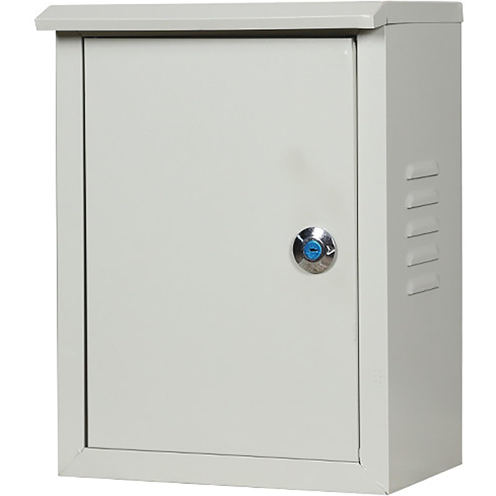 Armario Electrico de Acero Laminado en Frío, Caja Estanca Exterior Electrica, Cuadro Electrico con Borde Superior Inclinado y Saliente a Prueba de Lluvia(25x16x30cm/10x6x12in)