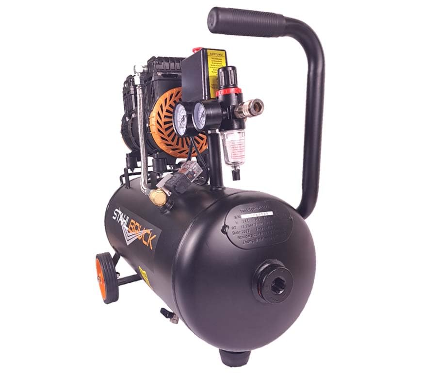 Flüsterkompressor LK 25-1 B, 6 bar, 62 dB, 25 Liter Tank
