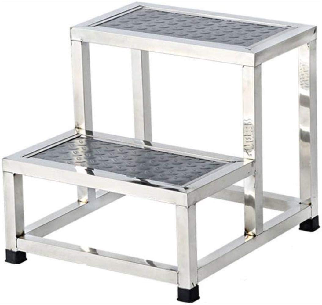 Escabeau en acier inoxydable pour la cuisine et chaise multi-usages de rangement