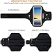 RUNBACH Armband for Galaxy Note 20/10+/9/8,Sweatproof Running Exercise Bag with Fingerprint Touch/Key Holder and Card Slot for Galaxy Note 20/10+/9/8(Black)