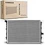 A-Premium Engine Coolant Radiator Assembly Compatible with Volkswagen Jetta 2013-2018, Passat, Beetle 2014-2019, L4 1.8L 2.0L, Manual Transmission, Replace# 5C0121251H, 5C0121251K
