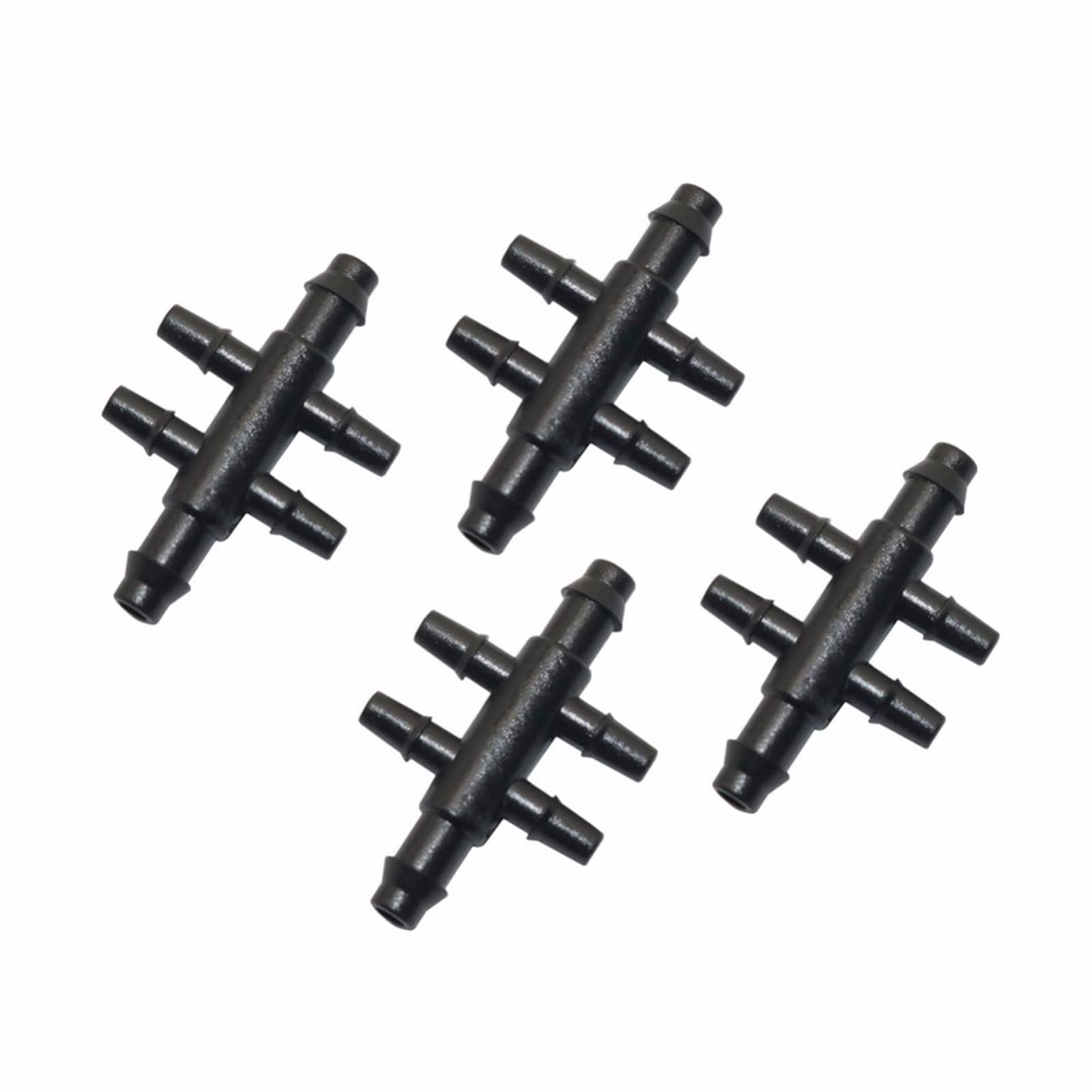 Garden Plumbing 500 Pcs Barbed 4/7mm to 3/5mm Hose Splitters Six-Way Pipe Tube Connectors Home Garden Watering Irrigation System Fitting (Color : Random)