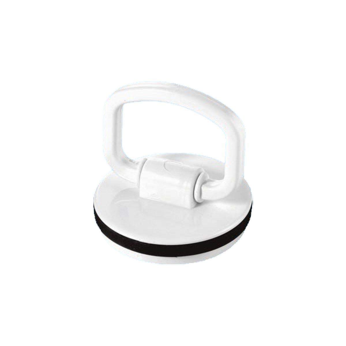 McAlpine WP2H 1.75"" White Plastic Plug with Rubber Seal and Handle, White