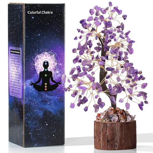 MAIBAOTA Purple Office Home Decor for Positive Energy Purple Tree
