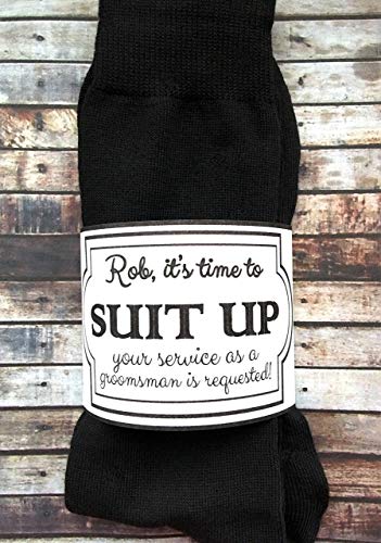 Groomsman Socks - It's time to Suit Up your Service as a groomsman is requested3