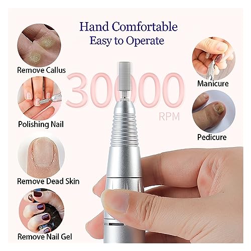 Nail-Grinding-Machine-30000RPM-Rechargeable-Nail-Drill-Manicure-Machine-Professional-Nail-Gel-Polishing-Remover-Cordless-Drill-Set-Nail-Art-Low-Voice-for-DIY-Home-or-Salon-Mani-Pedis