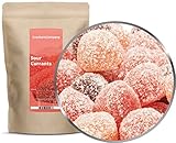 1 x 700g Fruchtgummi saure Fruchtsaft-Johannisbeeren Gummibonbon mit Fruchtsaft von der Roten Johannisbeere aus Fruchtsaftkonzentrat glutenfrei laktosefrei