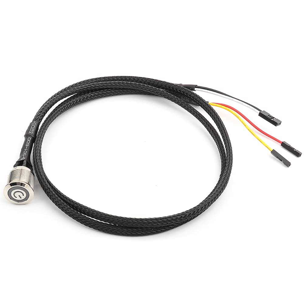 Alimentation LED ordinateur de bureau interrupteur métal rouge - 8