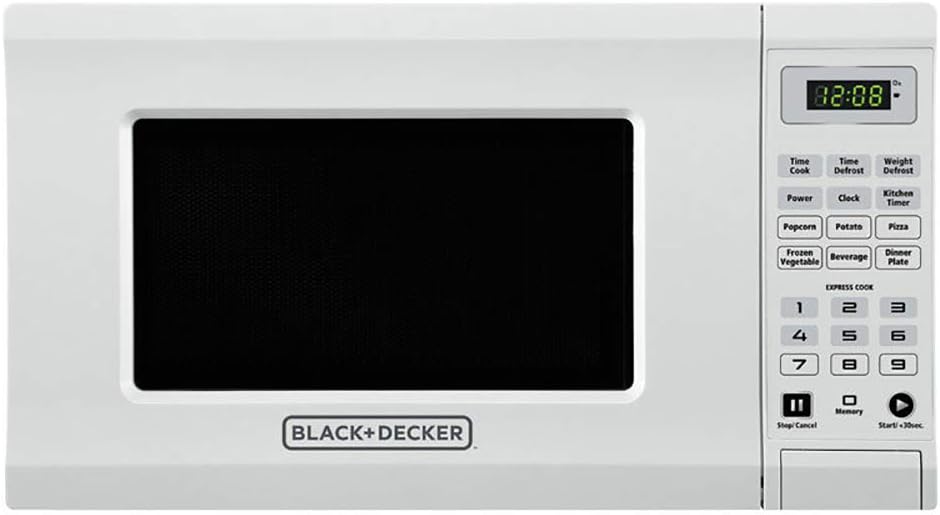 Amazon.com: West Bend Microondas 0,7 Cu. Ft. 700 W), color blanco : Hogar y  Cocina