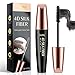 4D Silk Fiber Lash Mascara, Fiber Mascara, 4D Silk Fiber Eyelash Mascara, Best for Thickening & Lengthening, Waterproof, Long-Lasting, Lasting All Day, Waterproof, Smudge Proof Eyelashes (Pink)