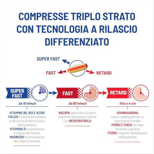 Equilibra Memoria e Concentrazione, 30 Compresse Triplo-Strato, No Caffeina - Immagine 3