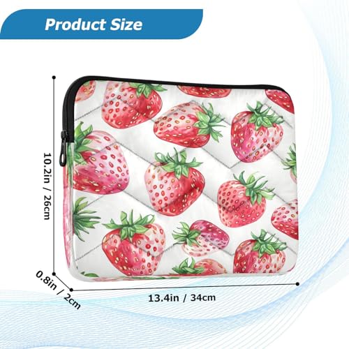 Funda para portátil 13-14 pulgadas impermeable con diseño fresa miniatura 3