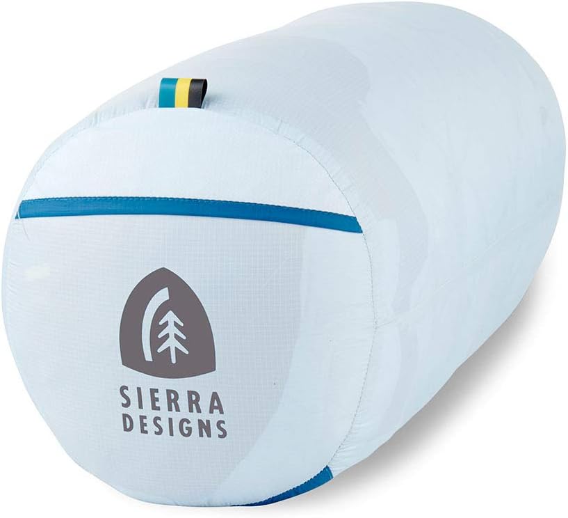 Sierra Designs Night Cap 20 Degree Sleeping Bags - Recycled Synthetic, Zipperless, Mummy Style Camping & Backpacking Sleeping Bags for Men & Women