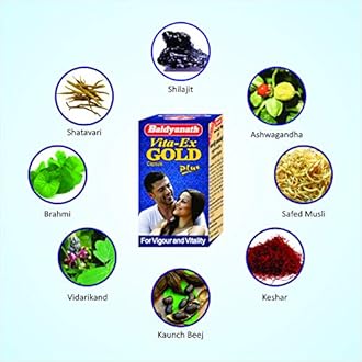 Baidyanath Vita Ex Gold Plus -Pack of 10 Capsules