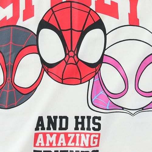 Image of Marvel Spidey and His Amazing Friends Boys 3 Piece Tank Top T-Shirt and Shorts Set for Toddler and Big Kids