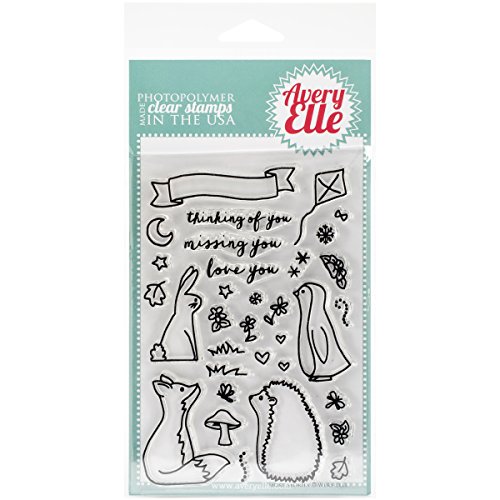 Avery Elle Clear Stamp Set, 4 by 6-Inch, More Stories