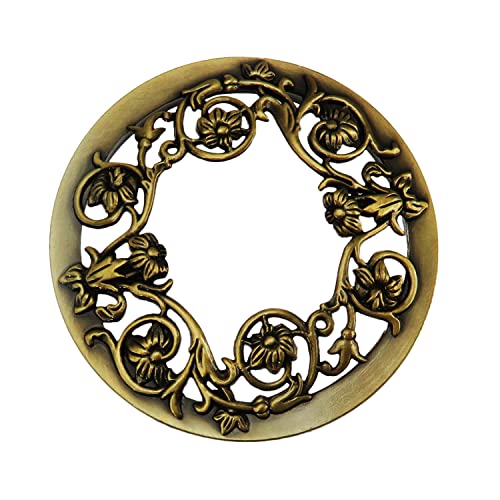 AiiBowy Candle Lid, 8.2 cm Candle Cover Attachment, Metal Cover, Candle Accessories, Lampshade, Matrix Brushed, Metal