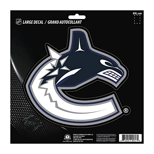 FANMATS 30844 NHL - Vancouver Canucks Large Decal Sticker - Great Gift for Sports Fans - Cars, laptops, Coolers and Other Hard Surfaces - for Homes, Cars, Trucks, SUVs.