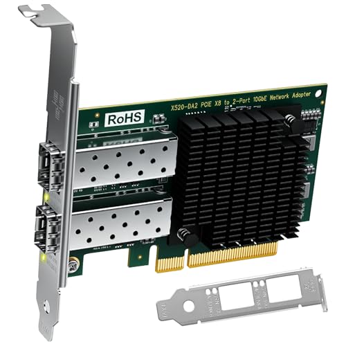 LinksTek X520-DA2 Dual-Port SFP+ Adapter on Amazon
