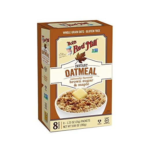 BROWN SUGAR & MAPLE OATMEAL PACKETS 4x8x9.87 oz