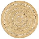 ¡Déle un toque natural al interior de su hogar con nuestra alfombra de yute trenzado! Es la elección perfecta para la decoración de su habitación a la vez que protege sus suelos.