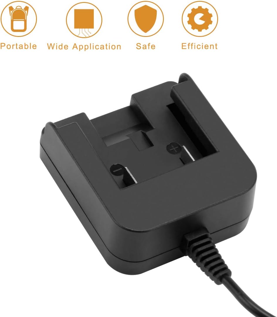 Shentec 20V Lithium Charger Compatible with Dewalt DCB205 DCB206 DCB207 DCB204 DCB203 DCB201 DCB200 DCB180 DCB181 DCB182 DCB183 DCB184 DCB205-2 Slide-in Style Battery (Not for Ni-MH/Ni-CdBattery)