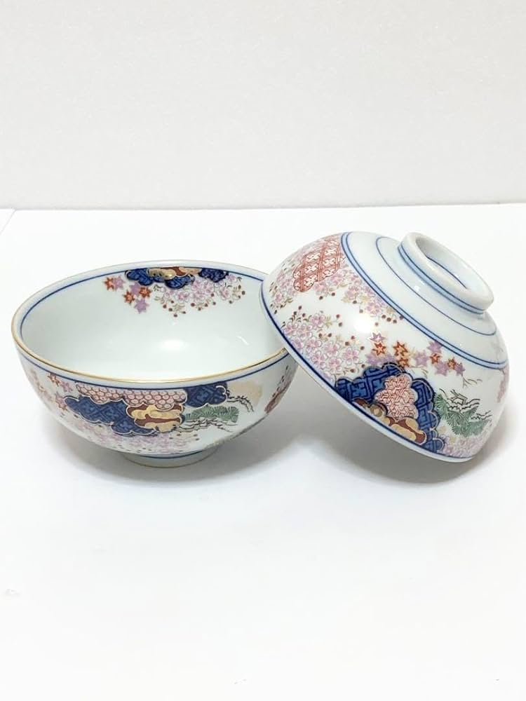 有田焼 賞美堂 春秋文 其泉窯 【高台盃】セット 5個 春秋文