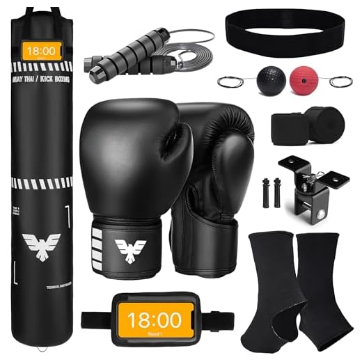 6 Ft Tall Muay Thai Punching Bag Set