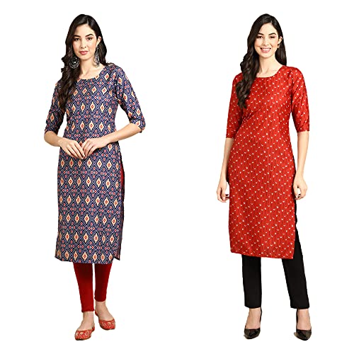 Image of Pinkmint Women's Crepe Regular Kurta