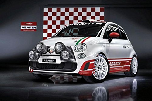 Abarth Rally Fiat 3D Berretto rosso con logo
