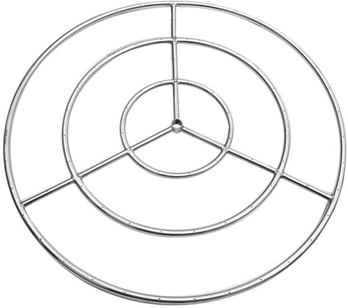 onlyfire - Quemador redondo de acero inoxidable de 30.0in, anillo triple