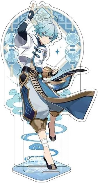 Liyue Series Acrylic Stand Desktop Ornament Figurine Hu Tao Official Merch image 3