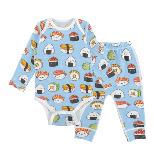 Image of vvfelixl Baby Bodysuits Pants Sets Guitar Headphones Long Sleeve Baby Clothes For Boys Girls 0-24M Black