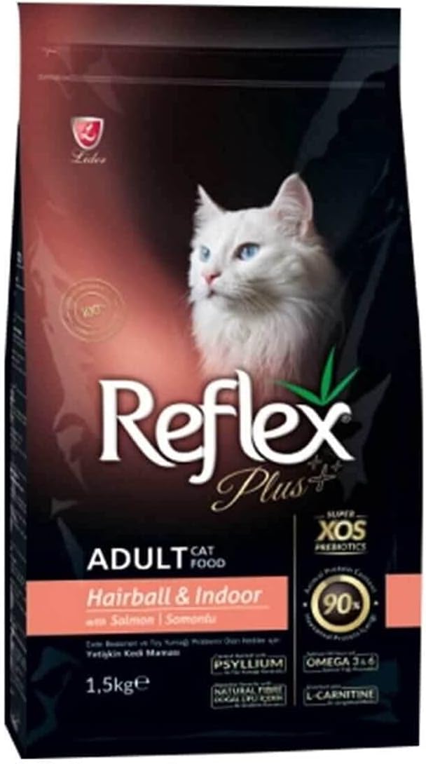 REFLEX PLUS Yetişkin 34/14 Somonlu Kedi Maması 15 Kg
