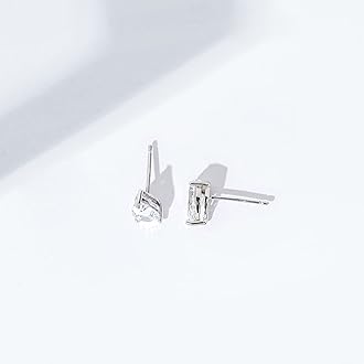 Amazon Essentials Infinite Elements Stud Earrings - Pear-Shape - Silver