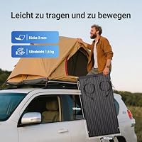 LIONSHEE 240W Solarpanel Flexibel 2X120W Flexibles Solarmodul – Ansicht 2