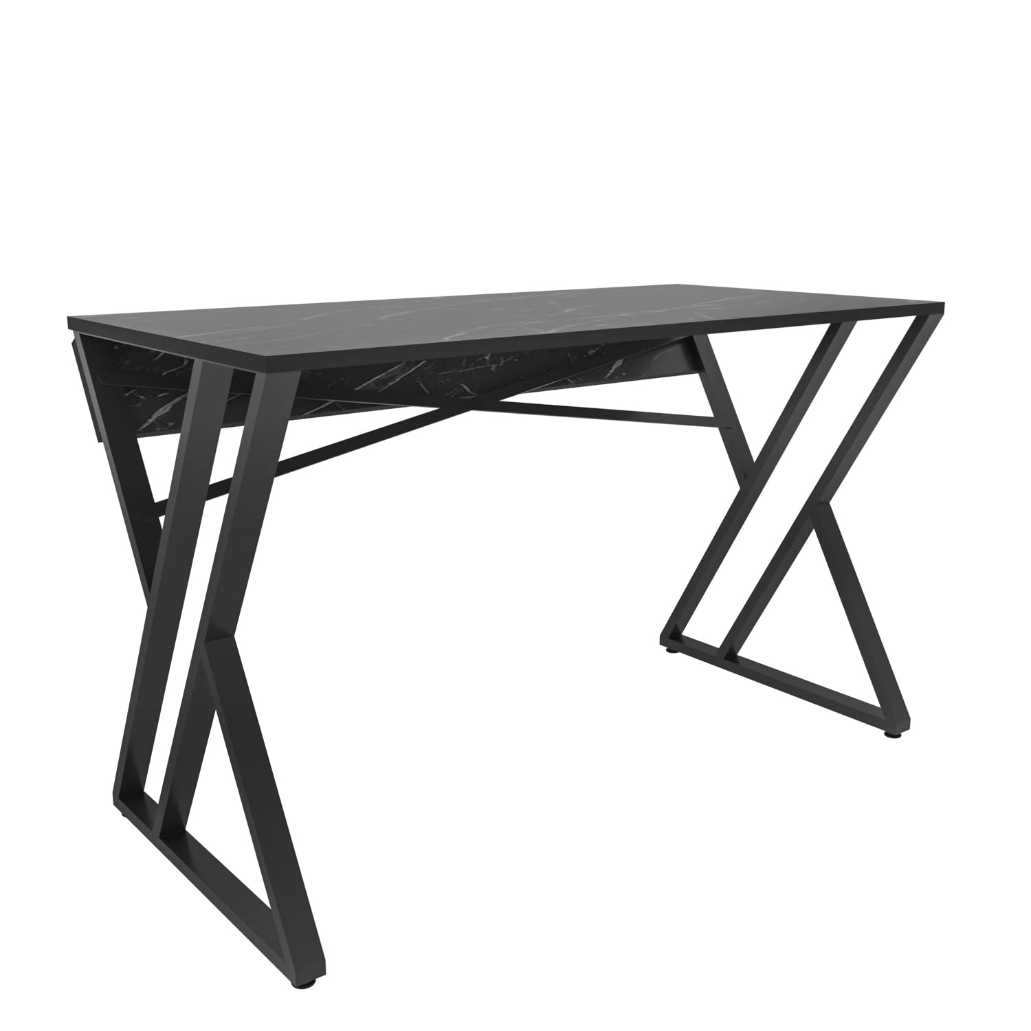 DECOROTIKA Gyza Bureau d'ordinateur, Bois d'ingénierie, Bendire/Noir