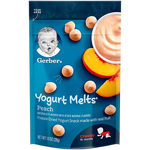 Gerber Graduates Yogurt Melts, Mixed Peach, 1 Ounce (Pack of 7) Size: 1 Ounce (Pack of 7) FlavorName: Mixed Peach Model: (Newborn, Child, Infant)