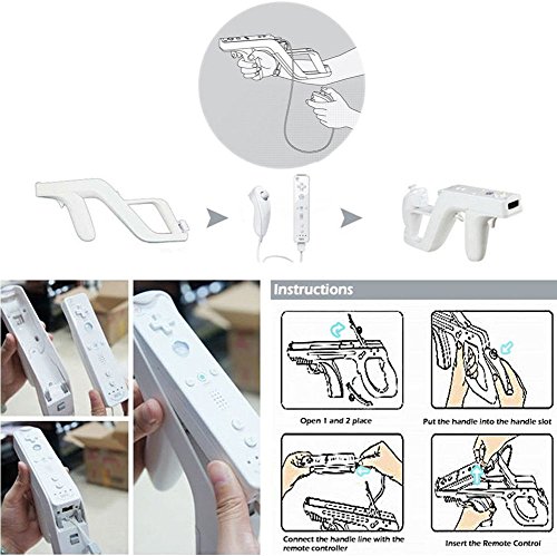 image for ToThere Zapper Light Gun for Wii - Remote Wireless Wii Controller Link